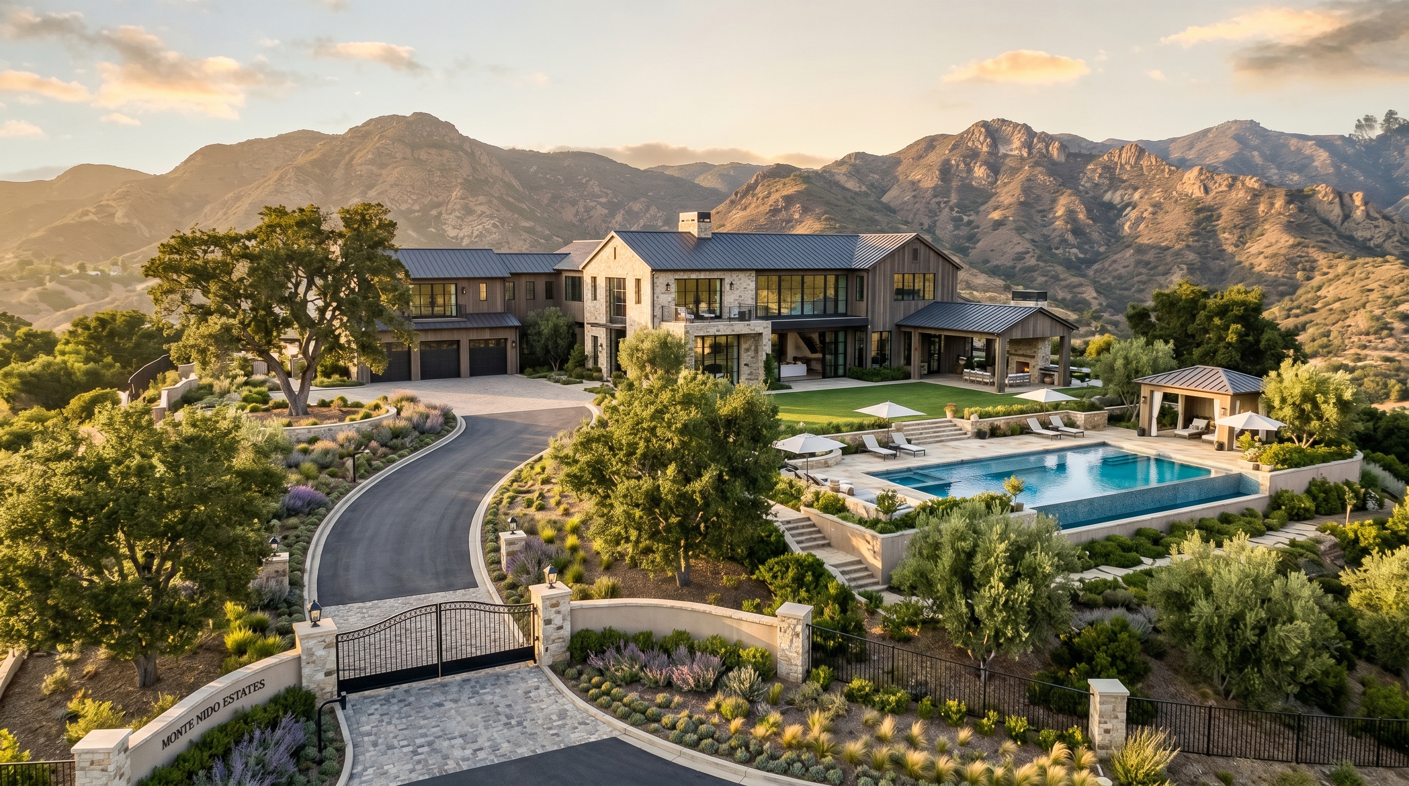 Calabasas custom estate construction and gated community build planning