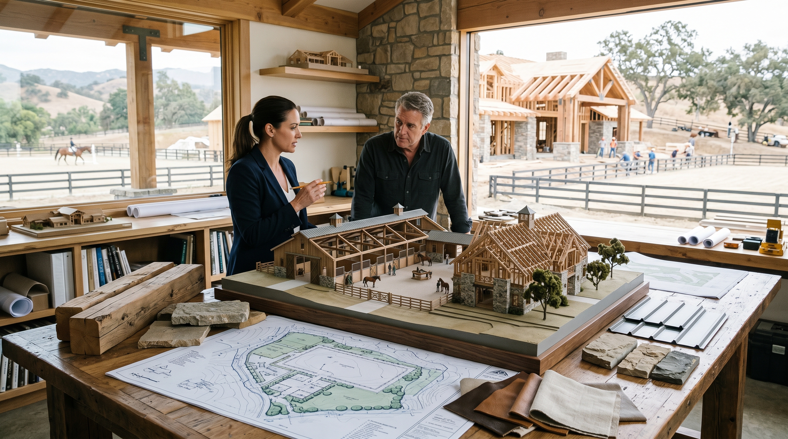Hidden Hills private luxury estate construction planning