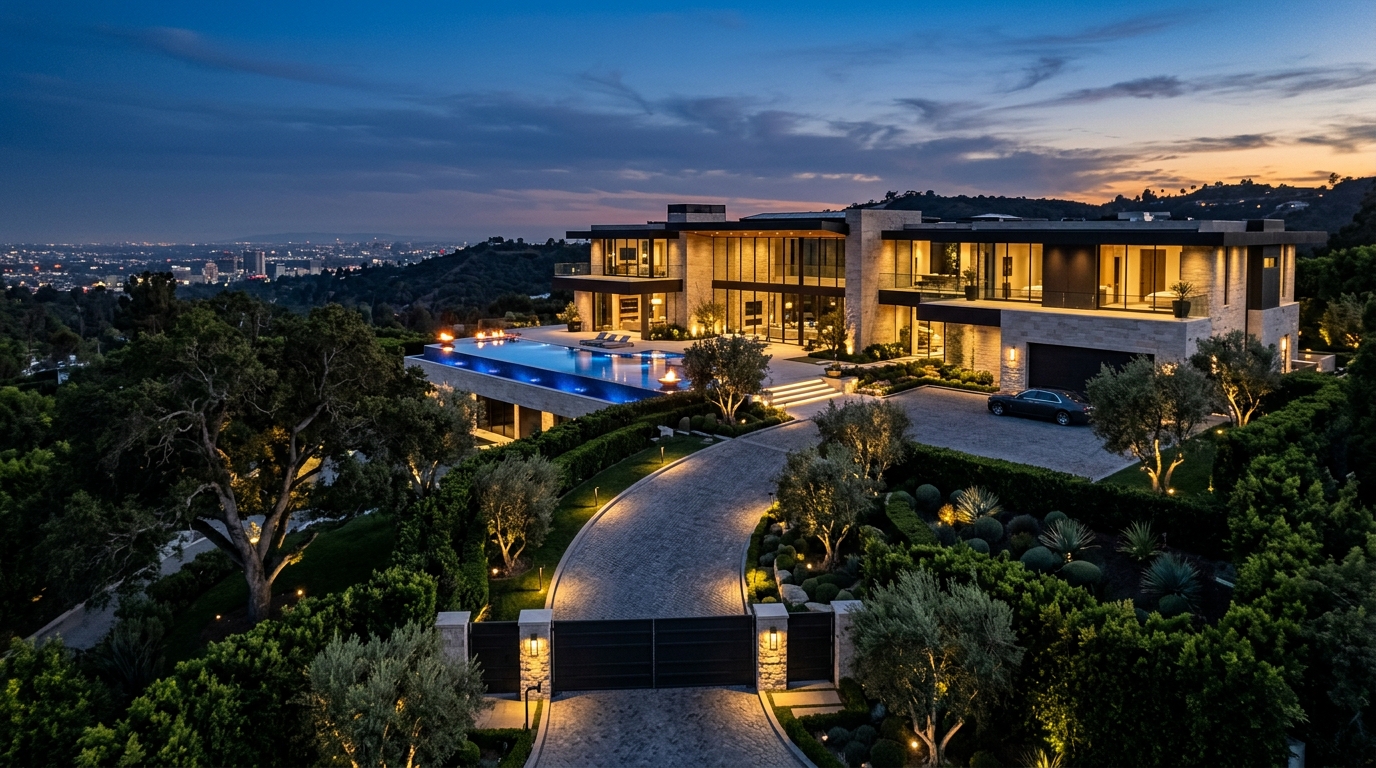 Beverly Hills luxury custom home construction by econstruct