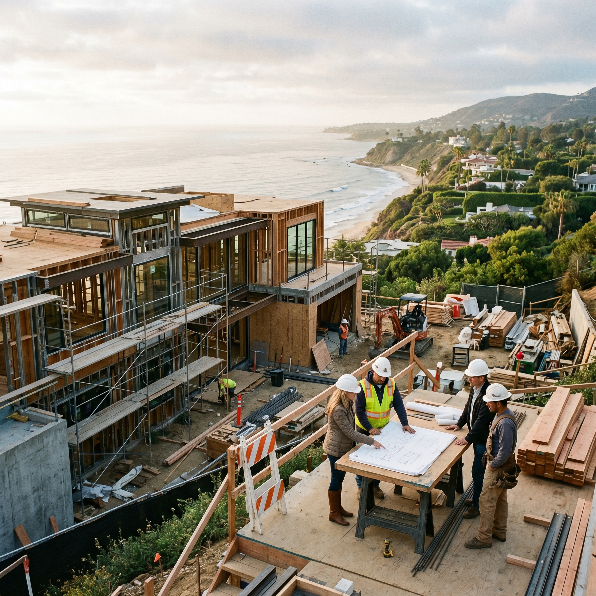 Pacific Palisades luxury fire rebuild and custom home construction planning