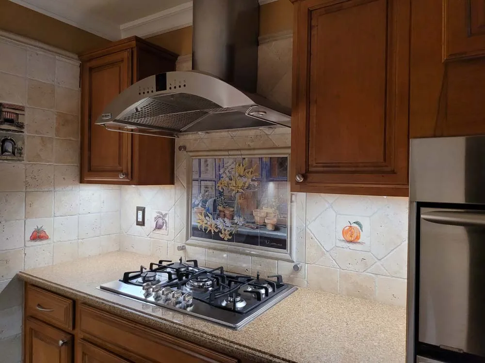 Marine Avenue condo interior showing cabinetry and countertop details