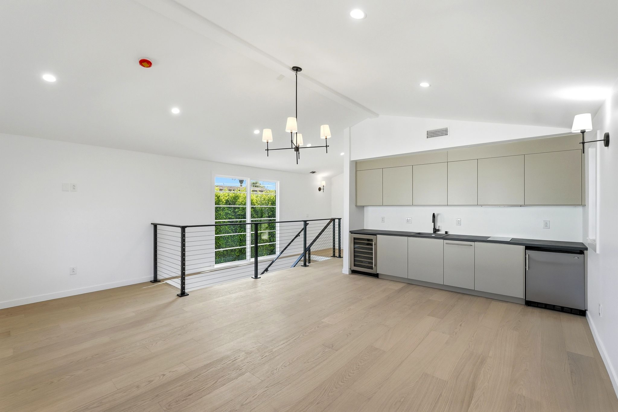 San Vincente ADU interior finish detail with cabinetry lighting and clean lines