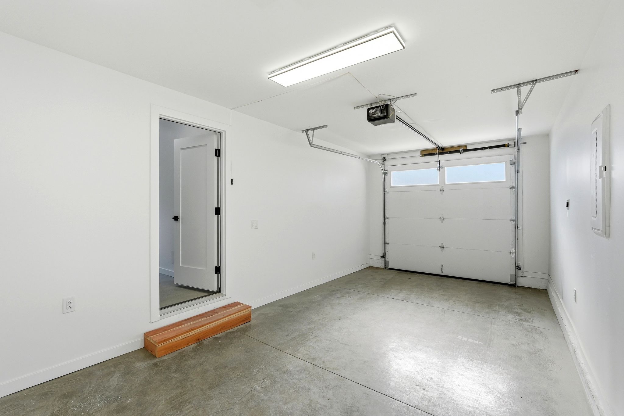 San Vincente ADU interior styling detail with finished surfaces and lighting