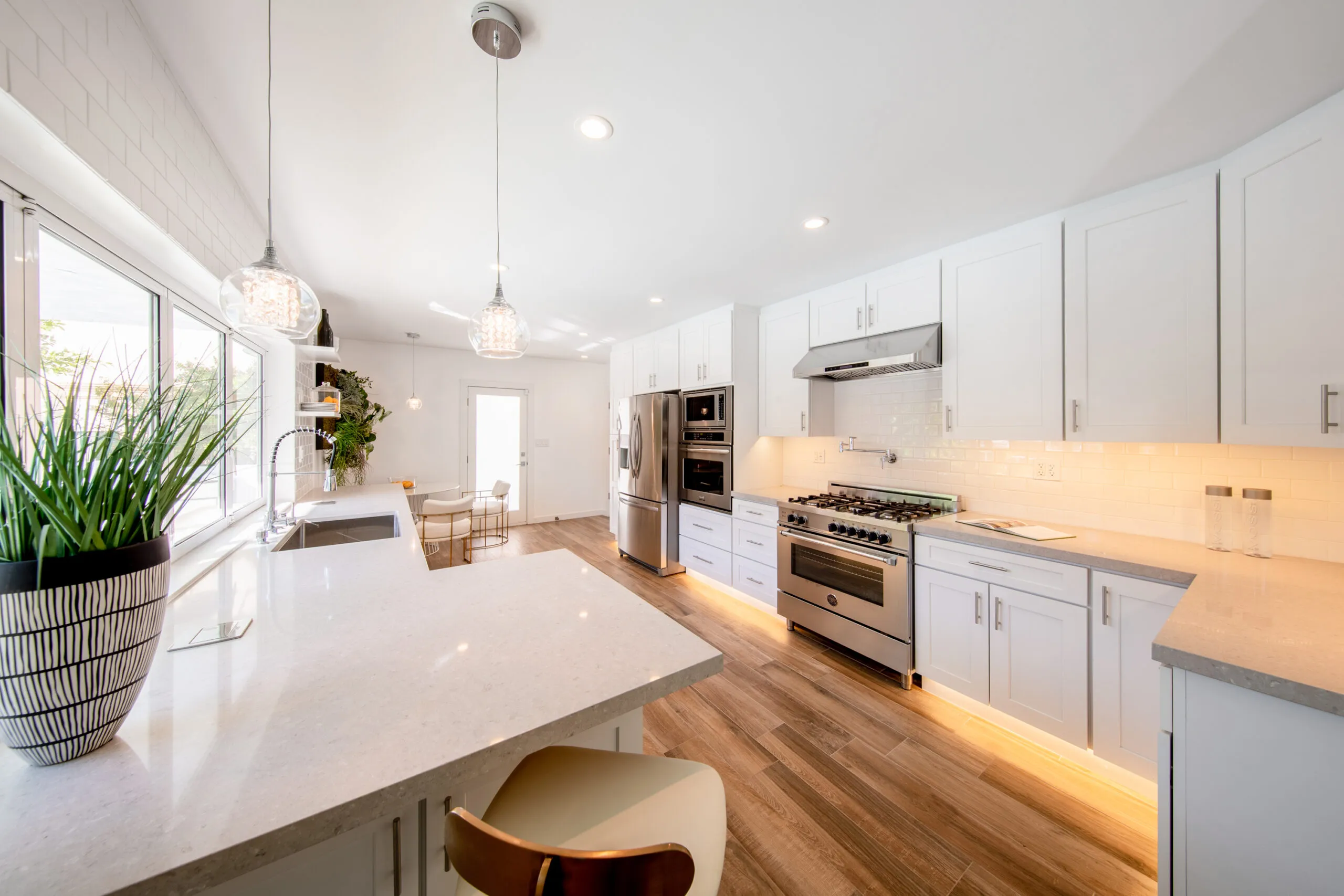 Devista Hollywood Hills luxury remodel interior detail with contemporary finishes