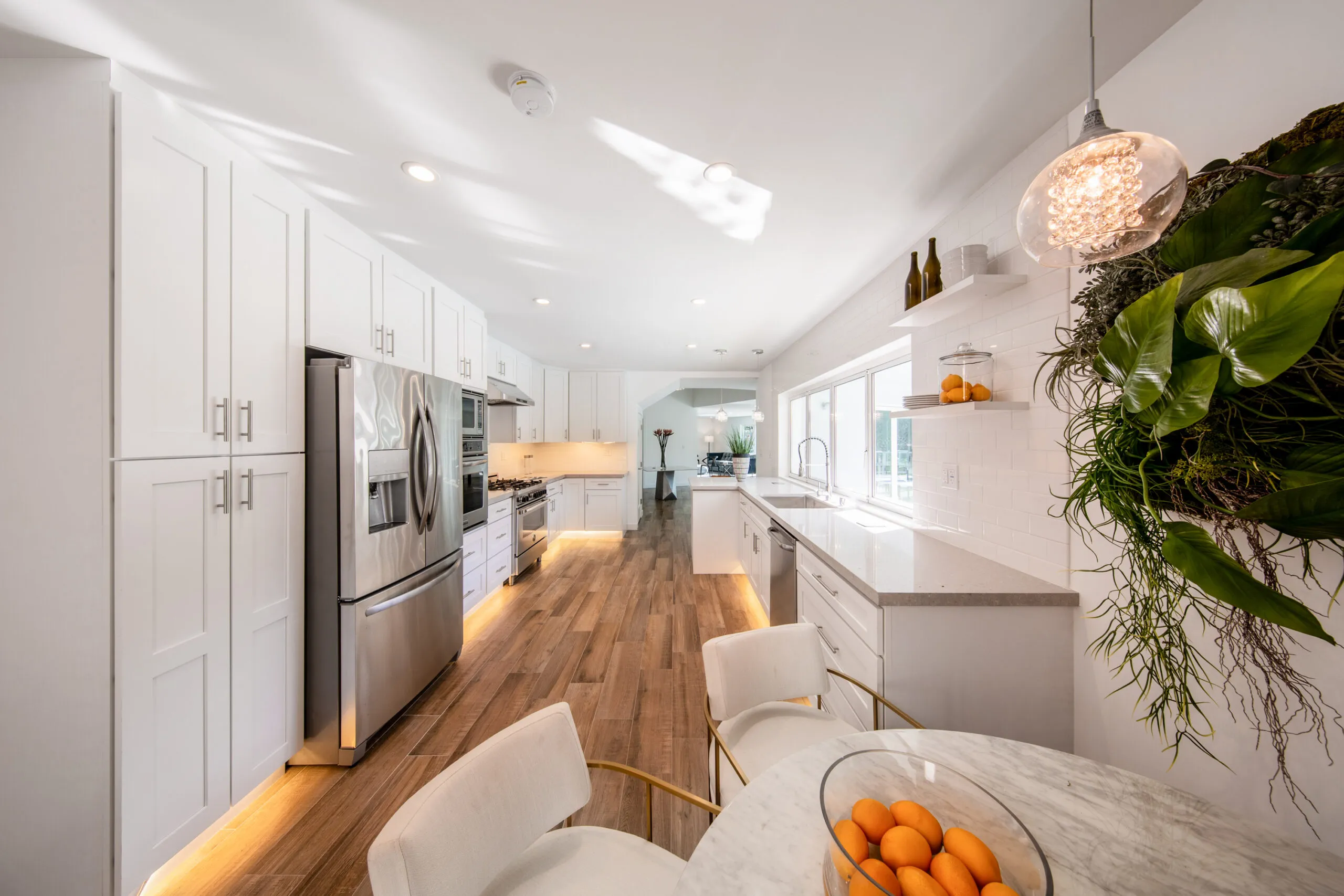Devista Hollywood Hills remodeled kitchen and entertaining space