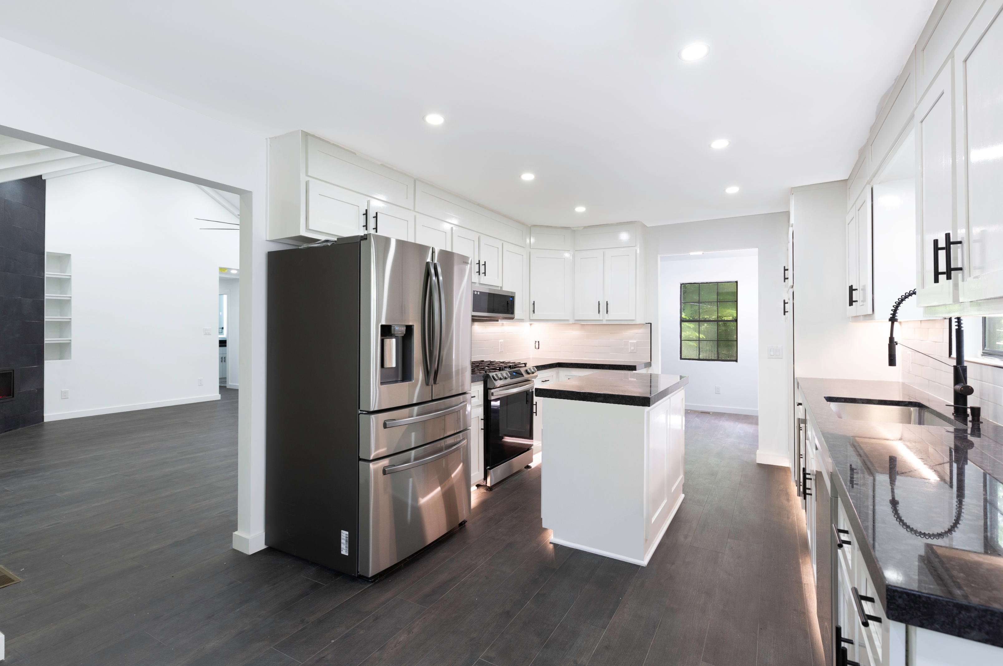 Newcomb Road kitchen appliances and cabinetry detail