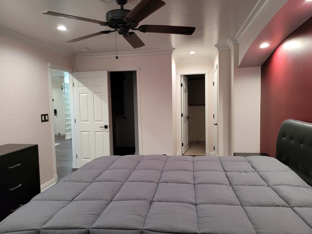 Marine Avenue condo Lawndale completed interior remodel kitchen and living area